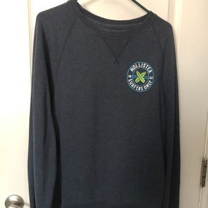 Navy Blue Hollister Sweatshirt